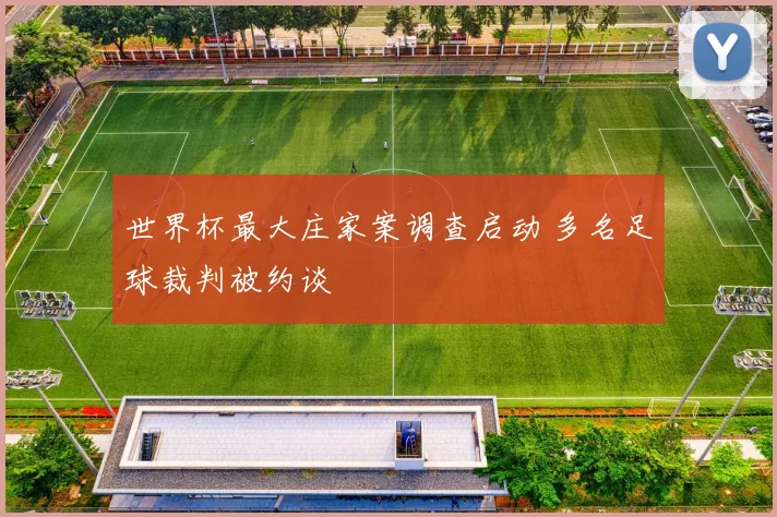 世界杯最大庄家案调查启动 多名足球裁判被约谈